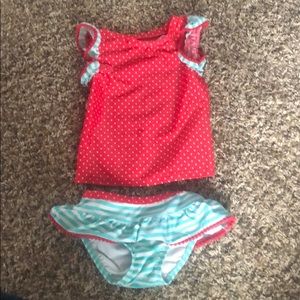 Cat and jack 2 piece swim suit